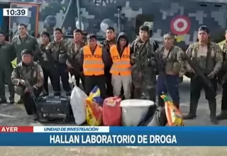 Hallaron armas de guerra en laboratorio de droga