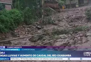 Los huaicos y desbordes afectan Chanchamayo y Tarma