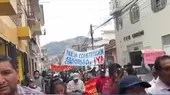 Huancavelica: Protesta contra el Congreso  - Noticias de vacunatones