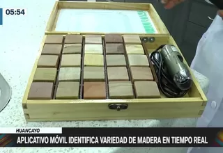 Huancayo: Aplicativo móvil identifica variedad de madera en tiempo real 