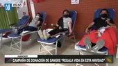 Huancayo: Campaña de donación de sangre Regala vida en esta Navidad - Noticias de navidad