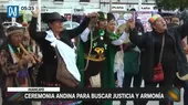 Huancayo: Ceremonia andina para buscar justicia y armonía ante las manifestaciones - Noticias de huancayo