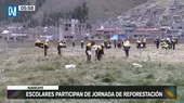 Huancayo: Escolares participaron de jornada de reforestación - Noticias de escolar