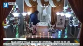 Huancayo: Familiares velan restos de joven fallecido en EE.UU. - Noticias de familiares