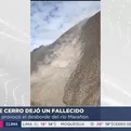 Hu&aacute;nuco: Un muerto, heridos y dos desaparecidos tras derrumbe de cerro