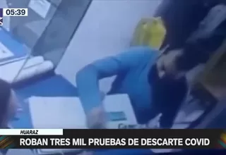 Huaraz: Roban tres mil pruebas de descarte Covid-19