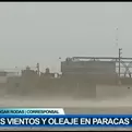 Ica: Fuertes vientos y oleaje en Paracas y Pisco