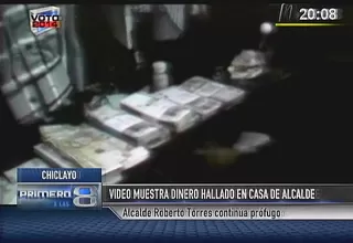 Imágenes de la millonaria incautación en la casa del prófugo alcalde de Chiclayo