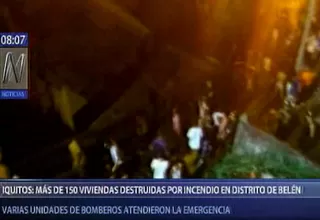 Incendio en Iquitos: dron registró impresionantes imágenes del siniestro