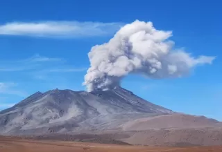 Indeci: Se realiza monitoreo de acciones tras nueva explosión de volcán Ubinas