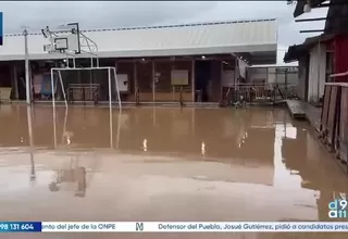Instituto de arte inundado por lluvias en Pucallpa 