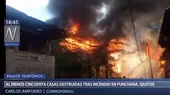 Iquitos: al menos 50 casas destruidas tras incendio en Punchana - Noticias de punchana