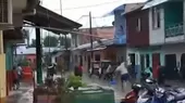 Iquitos: Barristas se enfrentaron con machetes y palos  - Noticias de universitario