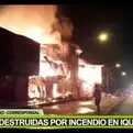 Iquitos: Diez casas destruidas por incendio en Punchana