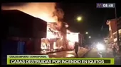 Iquitos: Diez casas destruidas por incendio en Punchana - Noticias de iquitos