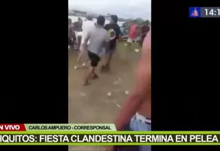 Iquitos: Fiesta clandestina termina en pelea