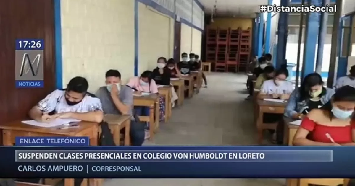 Iquitos Se Suspendieron Clases Presenciales De Reforzamiento En Colegio Canal N