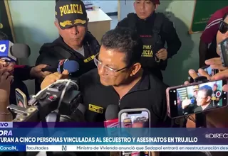 Jefe PNP La Libertad: Investigación dirá si se pagó dinero por liberación