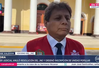 JNE responde fallo que obliga inscripción de agrupación política