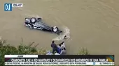 Junín: Camioneta cae a río Mantaro y desaparecen dos miembros de una familia - Noticias de junin
