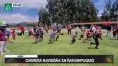 Junín: Carrera navideña en Ñahuinpuquio - Noticias de junin