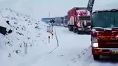 Junín: Carretera Central luce cubierta de gran cantidad de nieve - Noticias de ticlio