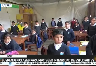 Junín: Suspenden clases para proteger integridad de estudiantes