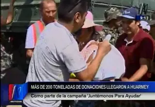 #JuntémonosParaAyudar: más de 200 toneladas de ayuda llegaron a Huarmey