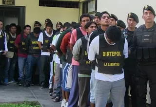 La Libertad: capturan a 23 presuntos criminales en la ciudad de Trujillo