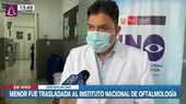Llegó a Lima la adolescente que resultó herida en el ojo durante protestas en Apurímac - Noticias de apurimac