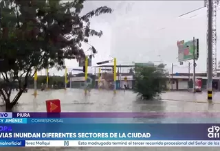 Lluvias intensas inundan calles y viviendas en Piura: Senamhi advierte que las precipitaciones continuarán