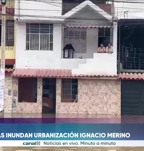 Lluvias inundan calles y viviendas en Piura: Vecinos de Ignacio Merino piden ayuda y motobombas