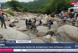 Lluvias en Piura dejan aislados a más de 12 mil pobladores