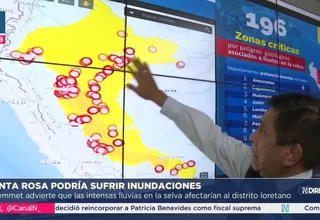 Loreto: Santa Rosa en riesgo de inundaciones por fuertes lluvias