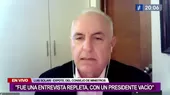 Luis Solari sobre Pedro Castillo: “Una entrevista repleta de buen periodismo con un presidente vacío” - Noticias de anibal-torres