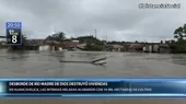 Madre de Dios: Desborde del río inundó viviendas y destruyó campos de cultivo - Noticias de inundaciones