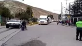 Manifestantes bloquean Carretera Central en la zona de Morococha - Noticias de bloquean