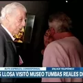 Mario Vargas Llosa visitó mueso Tumbas Reales de Sipán