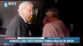 Mario Vargas Llosa visitó mueso Tumbas Reales de Sipán - Noticias de fermin-silva