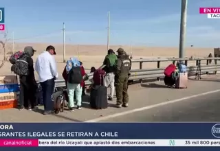 Migrantes indocumentados se retiran a Chile tras ingreso por Tacna y operativo policial