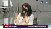 Mirtha Vásquez: "Vamos asegurar la mitigación y la reparación del daño a cargo de la empresa Repsol"  - Noticias de julio