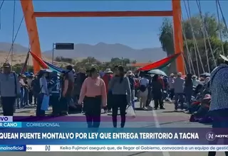 Moquegua: Protestas contra la Ley N.° 11658 bloquean las vías