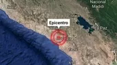 Moquegua: Se registró fuerte sismo de magnitud 5.4 - Noticias de fermin-silva