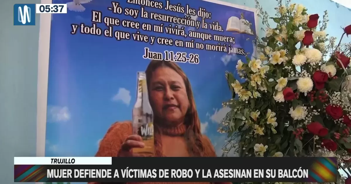 Mujer defiende a víctimas de robo y la asesinan en su balcón