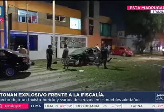 Trujillo: Explosión afecta Fiscalía y deja a un herido