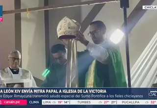 Papa León XIV dona mitra y ayuda económica a Chiclayo