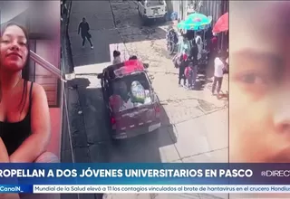 Conductor capturado en Pasco tras atropellar a dos jóvenes universitarios y fugar