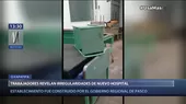 Pasco: Trabajadores revelaron irregularidades en nuevo hospital de Oxapampa - Noticias de cerro-pasco