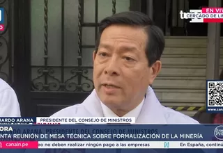 PCM y Minem destacan avances en formalización minera