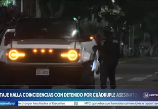 Peritaje halla coincidencias con detenido por cuádruple asesinato